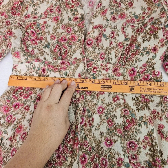 momoni louisiana dress - beige/rosa/verde 5047 - Picture 15 of 16